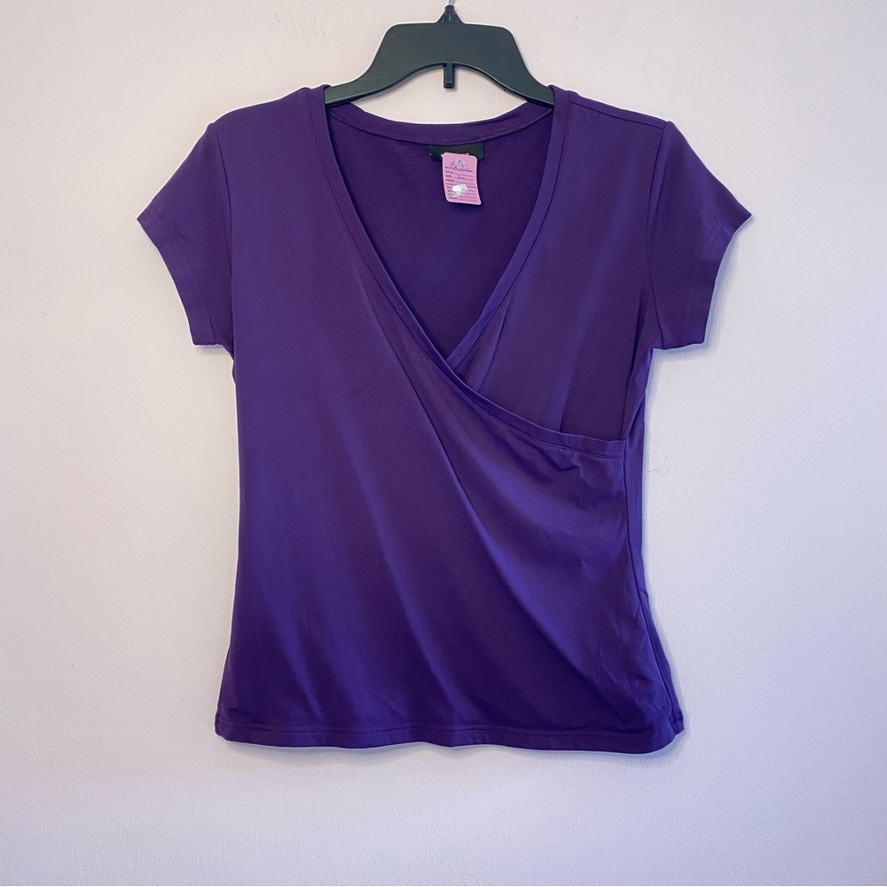 Express Faux Wrap Top